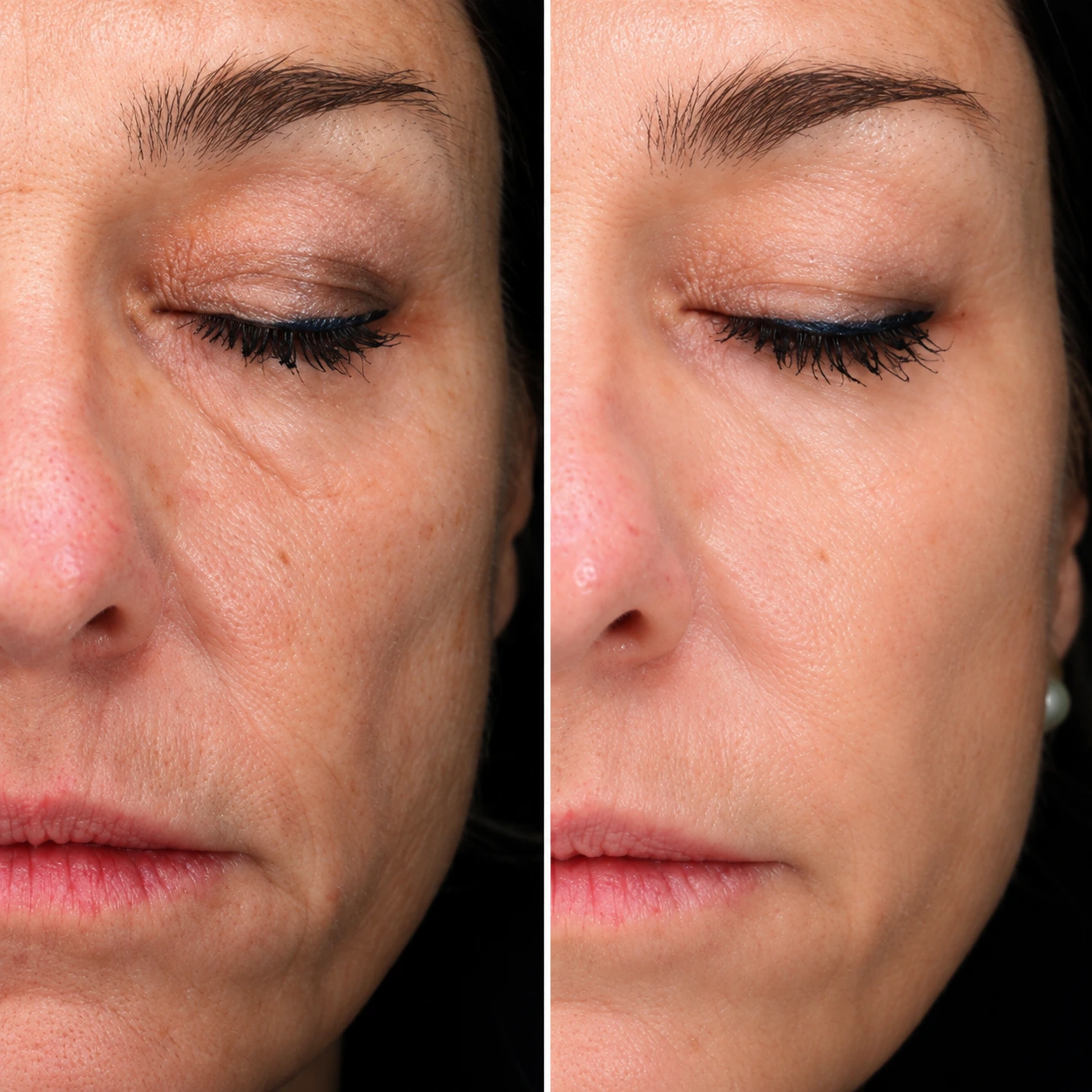 Mesopeel Anti-Age преди и след 5 процедури
