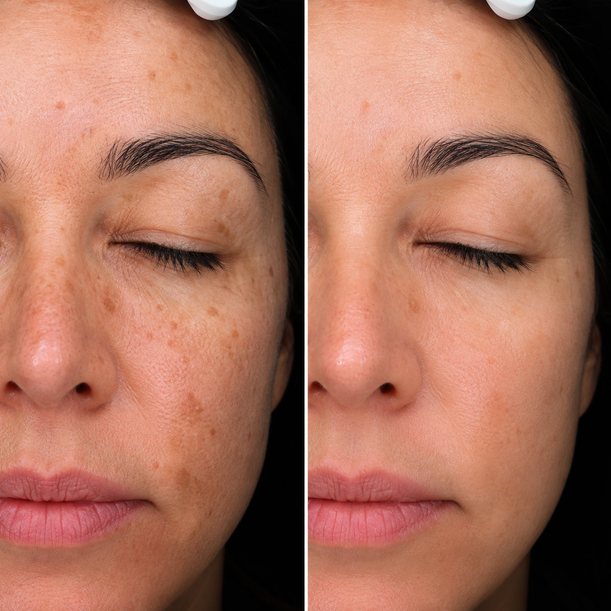 Mesopeel Pigmentation преди и след 5 процедури при пигментации